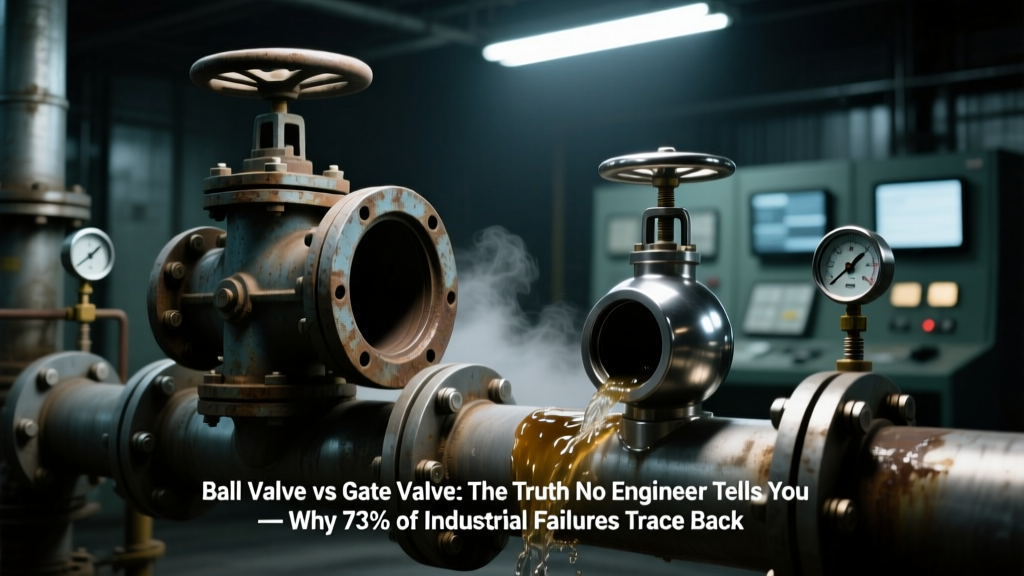 Ball Valve vs Gate Valve: The Truth No Engineer Tells You — Why 73% of Industrial Failures Trace Back to Wrong Valve Selection (and How to Fix It in 4 Minutes)