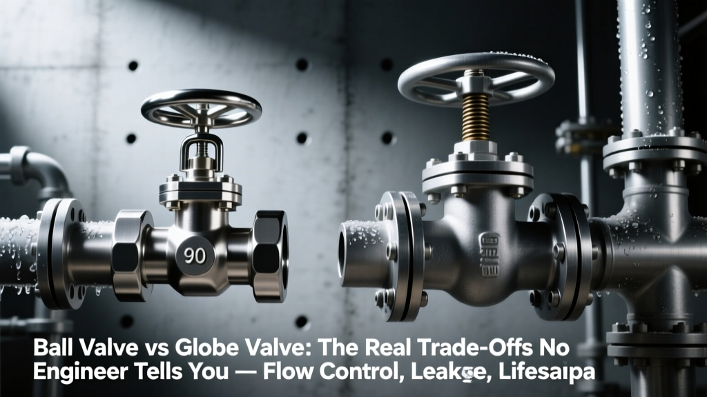 Ball Valve vs Globe Valve: The Real Trade-Offs No Engineer Tells You — Flow Control, Leakage, Lifespan, and Total Cost of Ownership Compared (With API 6D & ASME B16.34 Data)