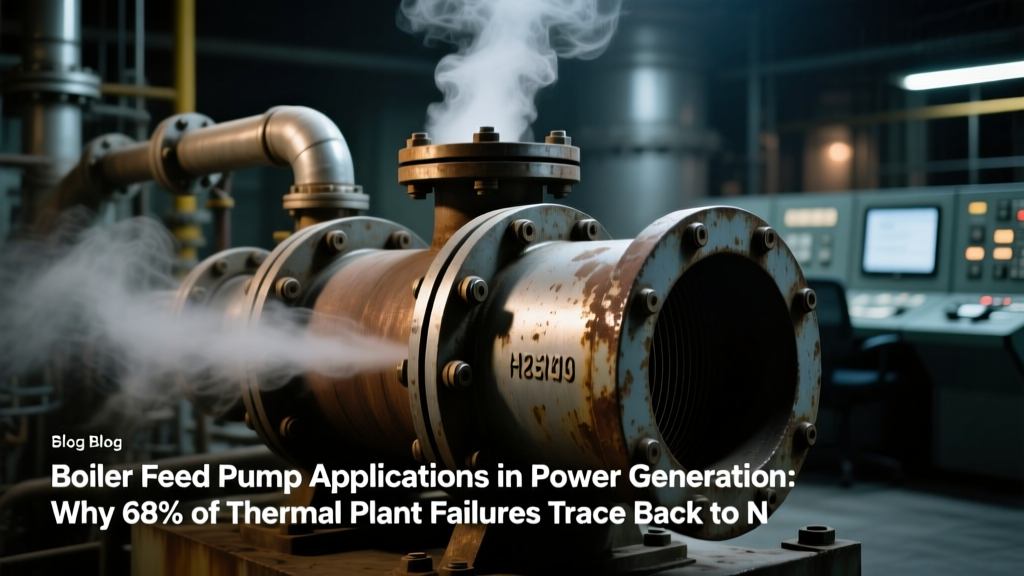 Boiler Feed Pump Applications in Power Generation: Why 68% of Thermal Plant Failures Trace Back to NPSH Miscalculations, Material Misapplication, or Control Loop Oversights — A Field Engineer’s No-Compromise Guide to Avoiding Catastrophic Trips