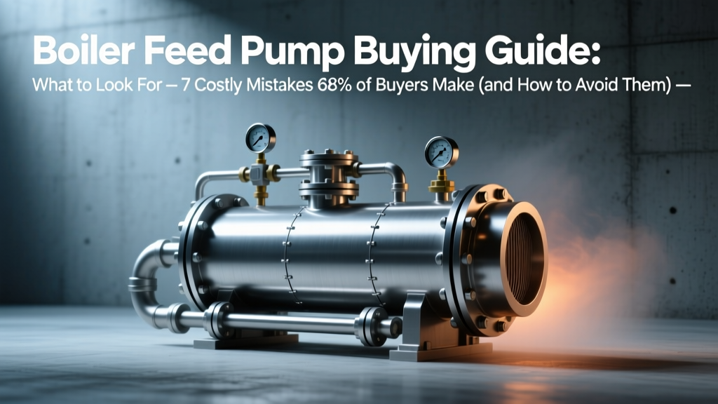 Boiler Feed Pump Buying Guide: What to Look For — 7 Costly Mistakes 68% of Buyers Make (and How to Avoid Them Before You Sign the PO)