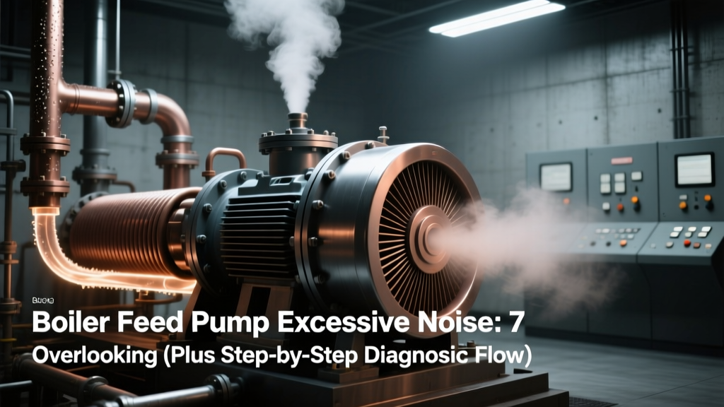 Boiler Feed Pump Excessive Noise: 7 Root Causes You’re Overlooking (Plus Step-by-Step Diagnostic Flowchart + Real-World Repair Benchmarks from ASME-Certified Plants)