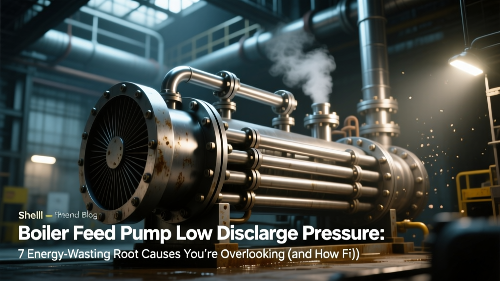 Boiler Feed Pump Low Discharge Pressure: 7 Energy-Wasting Root Causes You’re Overlooking (and How Fixing Them Cuts Fuel Use by 8–12% — Verified by ASME PTC-19.5 Field Data)