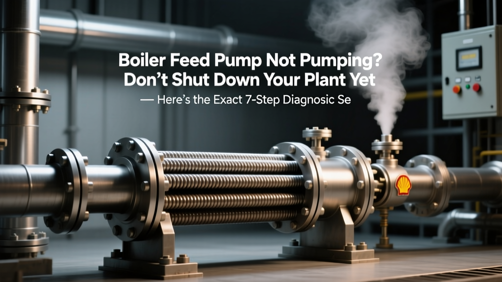 Boiler Feed Pump Not Pumping? Don’t Shut Down Your Plant Yet — Here’s the Exact 7-Step Diagnostic Sequence (Backed by ASME PTC-19.3 & Field Data from 42 Industrial Outages) That Restores Flow in Under 90 Minutes