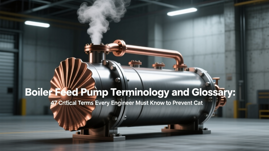 Boiler Feed Pump Terminology and Glossary: 47 Critical Terms Every Engineer Must Know to Prevent Catastrophic NPSH Failure, Avoid ASME Section I Violations, and Pass Regulatory Audits—No More Guesswork on Pump Curves or Safety Margins