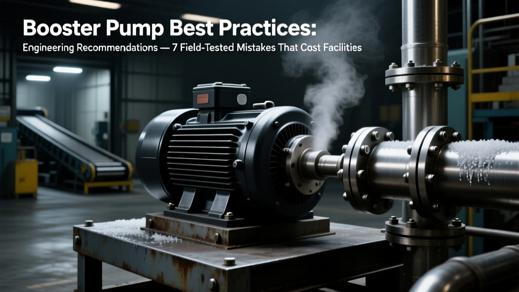 Booster Pump Best Practices: Engineering Recommendations — 7 Field-Tested Mistakes That Cost Facilities $18,700/Year in Energy Waste (and How to Fix Them)