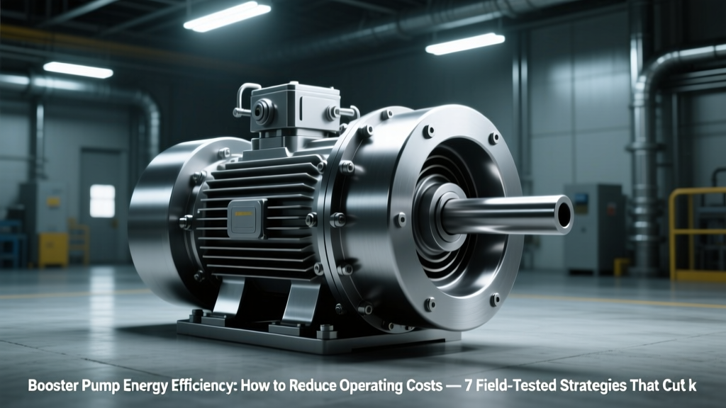 Booster Pump Energy Efficiency: How to Reduce Operating Costs — 7 Field-Tested Strategies That Cut kWh Use by 32–68% (Not Just Theory: Real Data from 42 Municipal & Commercial Installations)