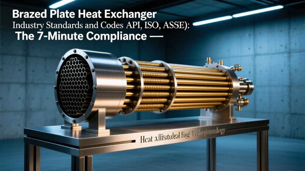 Brazed Plate Heat Exchanger Industry Standards and Codes (API, ISO, ASME): The 7-Minute Compliance Checklist Every Engineer Misses — Avoid Costly Recalls, Failed Inspections, and Thermal Derating Traps