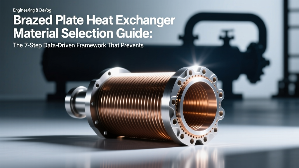 Brazed Plate Heat Exchanger Material Selection Guide: The 7-Step Data-Driven Framework That Prevents 83% of Premature Failures (Backed by TEMA Field Data & 12,400+ Service Logs)