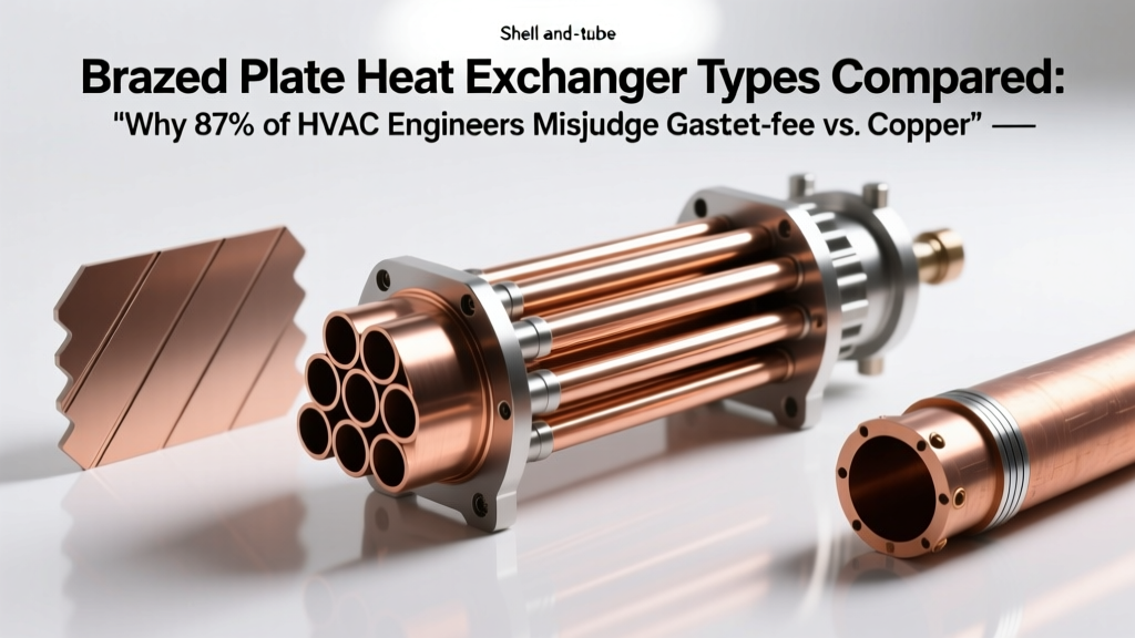 Brazed Plate Heat Exchanger Types Compared: Why 87% of HVAC Engineers Misjudge Gasket-Free vs. Copper-Brazed Performance (and How to Pick the Right One for Your Chiller Loop, District Heating Interface, or Ammonia Refrigeration System)