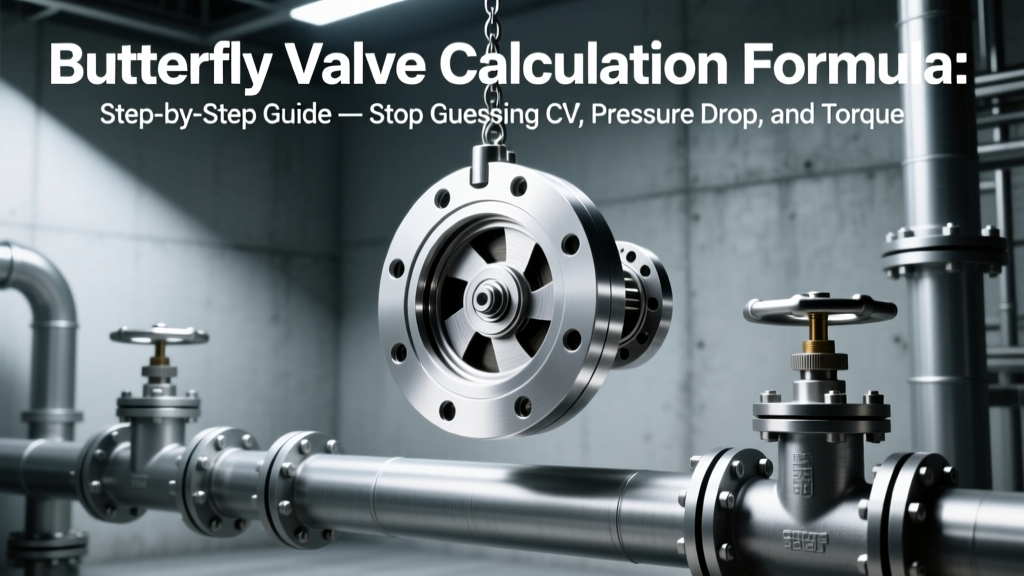 Butterfly Valve Calculation Formula: Step-by-Step Guide — Stop Guessing Cv, Pressure Drop, and Torque: Here’s the Exact API 609-Compliant Math (with Unit Conversions, Real-World Errors, and Safety-Critical Checks You’re Missing)