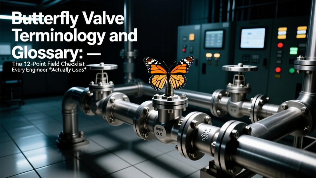 Butterfly Valve Terminology and Glossary: The 12-Point Field Checklist Every Engineer *Actually Uses* (Not the Textbook Version) — Avoid Costly Misinterpretations of Cv, Seat Leakage, and API 609 Class Ratings