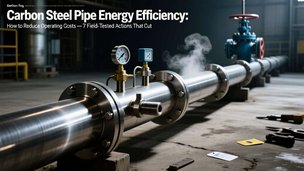 Carbon Steel Pipe Energy Efficiency: How to Reduce Operating Costs — 7 Field-Tested Actions That Cut Pumping Energy by 22–41% (No Pipe Replacement Required)