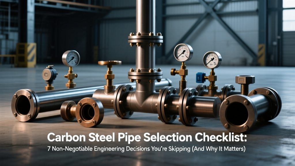 Carbon Steel Pipe Selection Checklist: 7 Non-Negotiable Engineering Decisions You’re Skipping (And Why 62% of Pipeline Failures Start Here)
