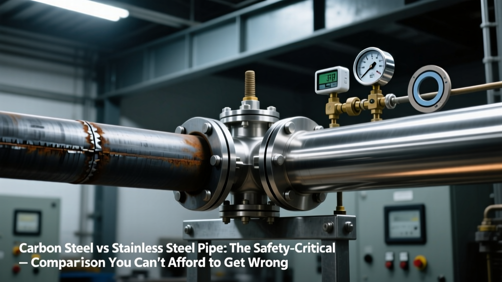 Carbon Steel vs Stainless Steel Pipe: The Safety-Critical Comparison You Can’t Afford to Get Wrong — Corrosion Resistance, Pressure Ratings, Code Compliance (ASME B31.4/B31.8), and Real-World Failure Costs Explained