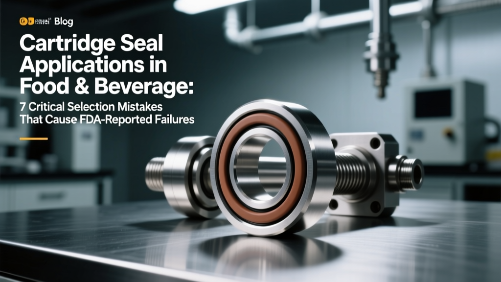 Cartridge Seal Applications in Food & Beverage: 7 Critical Selection Mistakes That Cause FDA-Reported Leaks (and How Modern API 682 Rev. 5 Compliant Seals Fix Them)