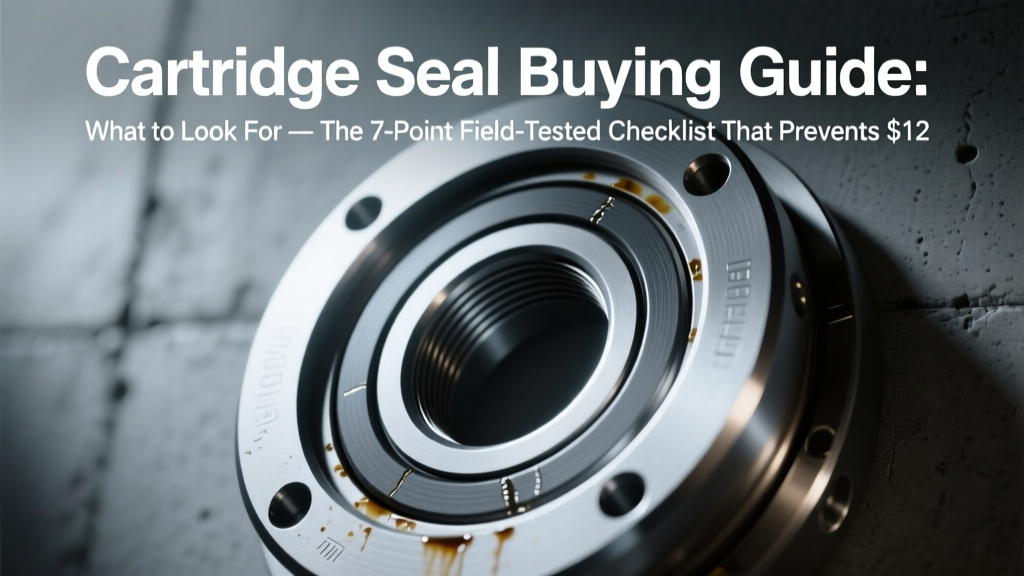 Cartridge Seal Buying Guide: What to Look For — The 7-Point Field-Tested Checklist That Prevents $12K+ Downtime (and Why 63% of Buyers Skip #4)