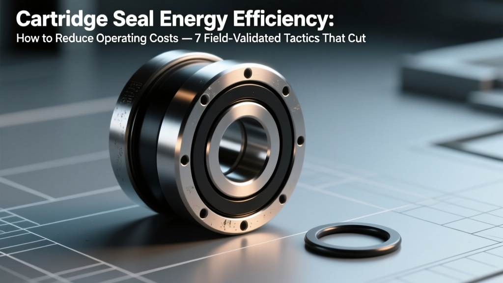 Cartridge Seal Energy Efficiency: How to Reduce Operating Costs — 7 Field-Validated Tactics That Cut Pump Shaft Power Loss by 12–28% (Including VFD Tuning, API 682 Plan Optimization, and Face Material Upgrades You Can Implement This Week)