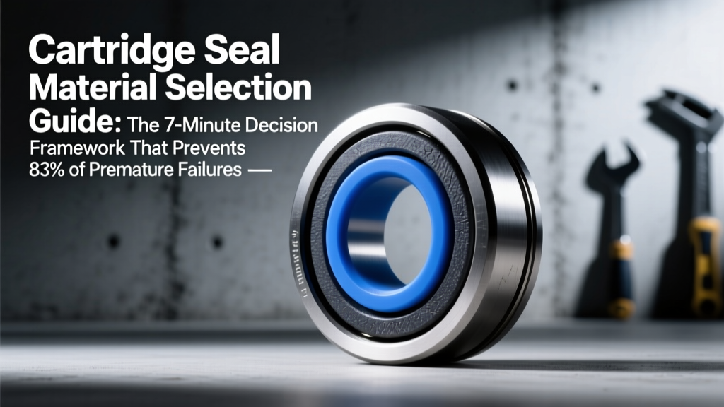 Cartridge Seal Material Selection Guide: The 7-Minute Decision Framework That Prevents 83% of Premature Seal Failures (Backed by API 682 Field Data & Real Failure Root-Cause Analyses)