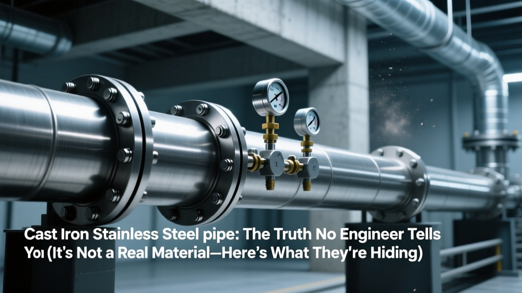 Cast Iron Stainless Steel Pipe: The Truth No Engineer Tells You (It’s Not a Real Material—Here’s What Actually Exists, How to Specify It Right, and Why Mislabeling Costs $287K+ in Plant Downtime)