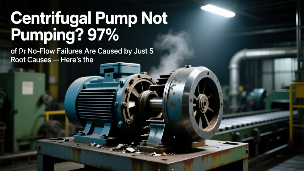 Centrifugal Pump Not Pumping? 97% of No-Flow Failures Are Caused by Just 5 Root Causes — Here’s the Data-Backed Diagnostic Flowchart (With Real-World Failure Rates & MTTR Reduction Tactics)