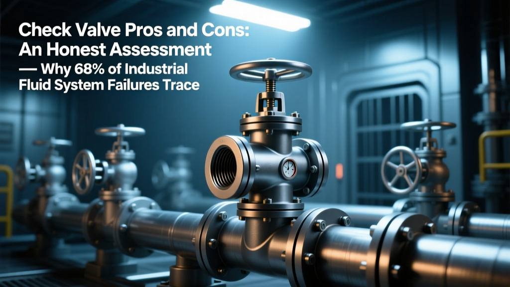 Check Valve Pros and Cons: An Honest Assessment — Why 68% of Industrial Fluid System Failures Trace Back to Wrong Check Valve Selection (And How Our 7-Point Technical Checklist Fixes It)