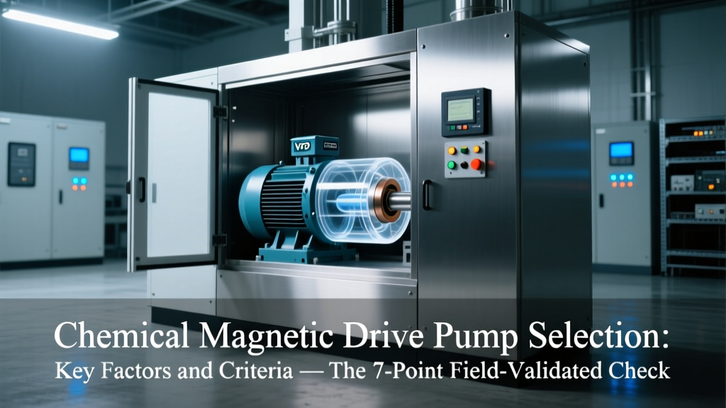 Chemical Magnetic Drive Pump Selection: Key Factors and Criteria — The 7-Point Field-Validated Checklist Senior Engineers Use (Not Sales Brochures) to Avoid Catastrophic Seal Failures, NPSH Miscalculations, and Material Incompatibility in Real Chemical Plants