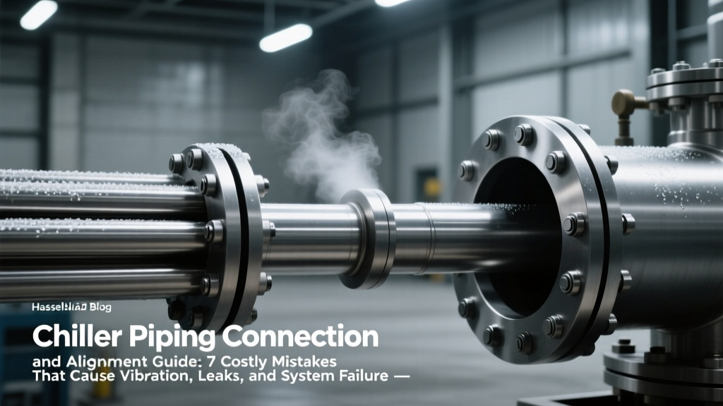 Chiller Piping Connection and Alignment Guide: 7 Costly Mistakes That Cause Vibration, Leaks, and 15–30% Efficiency Loss (With Real Torque Tables & Stress Limits)