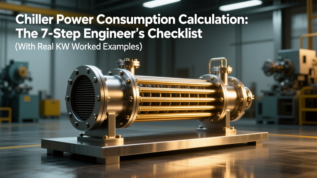 Chiller Power Consumption Calculation: The 7-Step Engineer’s Checklist (With Real kW Worked Examples, Unit Conversion Pitfalls, and ASHRAE-Compliant Optimization Tactics)