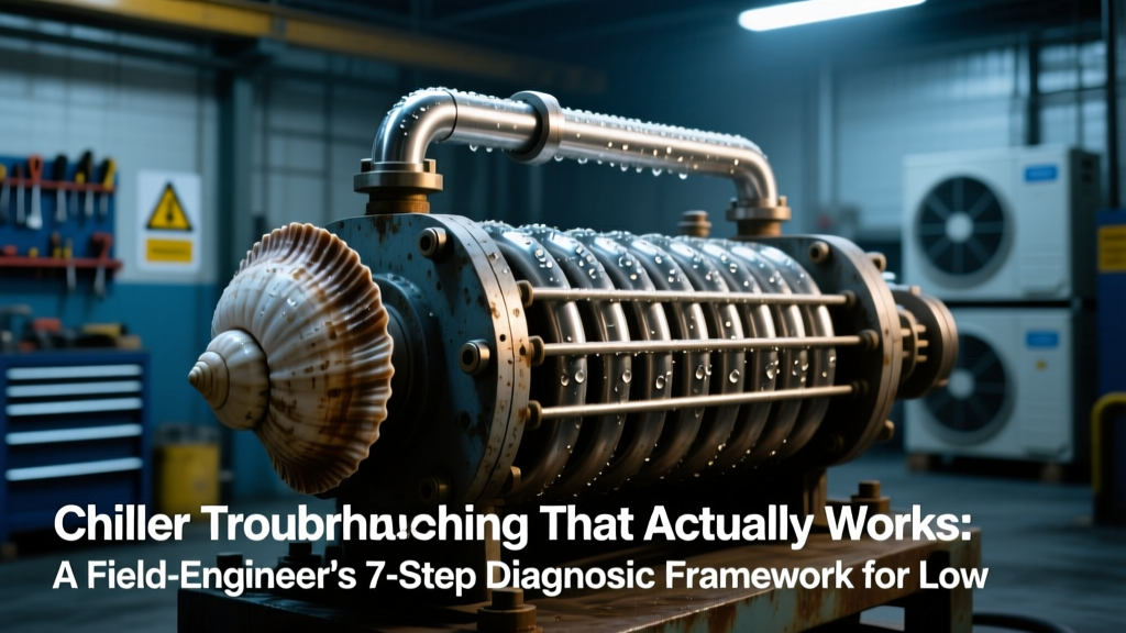 Chiller Troubleshooting That Actually Works: A Field-Engineer’s 7-Step Diagnostic Framework for Low Capacity, High Energy Use, Refrigerant Leaks & Control Failures (No Guesswork, No Downtime)
