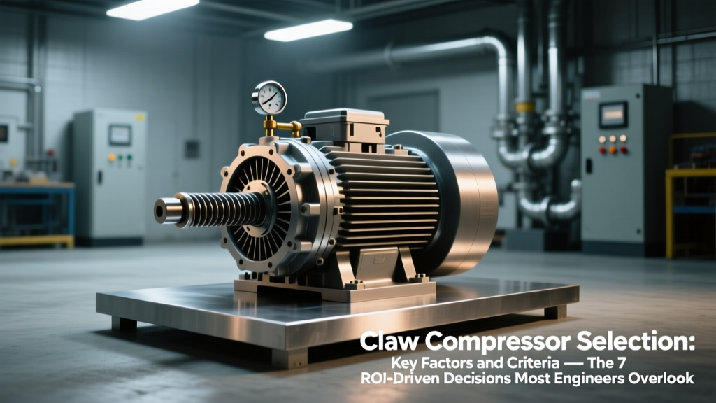 Claw Compressor Selection: Key Factors and Criteria — The 7 ROI-Driven Decisions Most Engineers Overlook (That Cost Plants $18,500–$62,000/Year in Hidden Energy & Downtime)