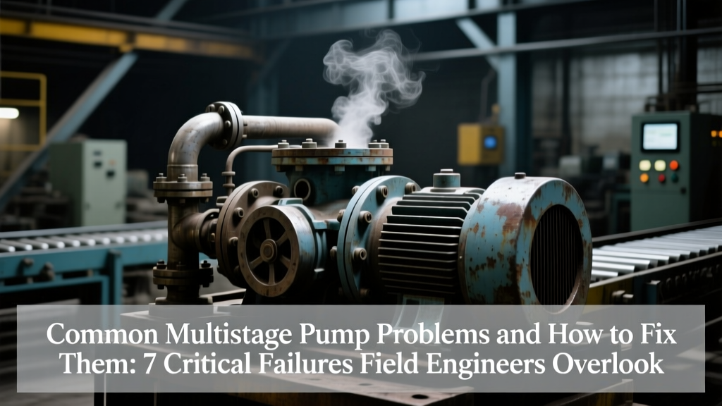 Common Multistage Pump Problems and How to Fix Them: 7 Critical Failures Field Engineers Overlook (and How to Diagnose & Repair Each One in Under 90 Minutes)