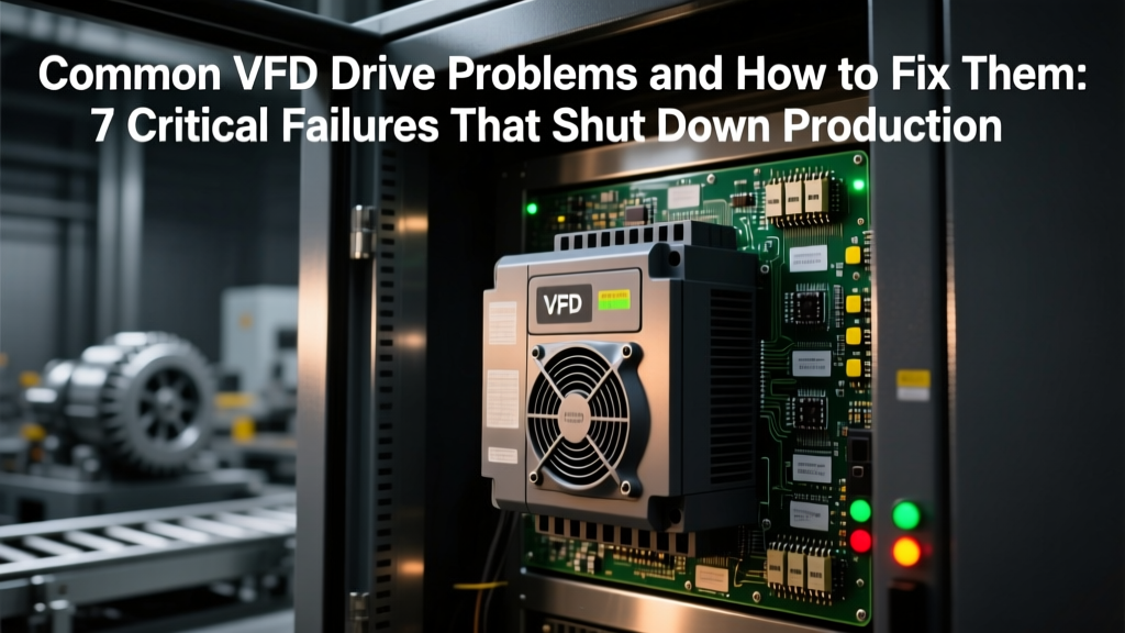 Common VFD Drive Problems and How to Fix Them: 7 Critical Failures That Shut Down Production (With Real-World Diagnostics, IEEE-Compliant Repair Protocols, and a Step-by-Step Field Checklist You Can Use Today)