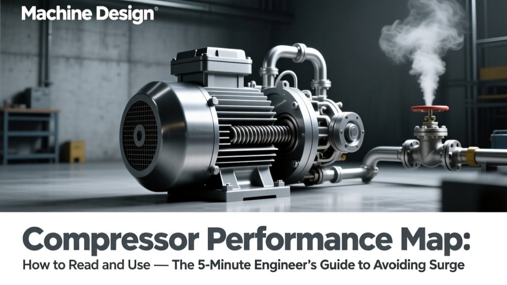 Compressor Performance Map: How to Read and Use — The 5-Minute Engineer’s Guide to Avoiding Surge, Preventing Stonewall, and Hitting Peak Efficiency (With Real Calculations & ISO 10439 Benchmarks)