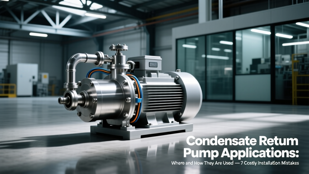 Condensate Return Pump Applications: Where and How They Are Used — 7 Costly Installation Mistakes Engineers Still Make (And How to Fix Them Before Startup)