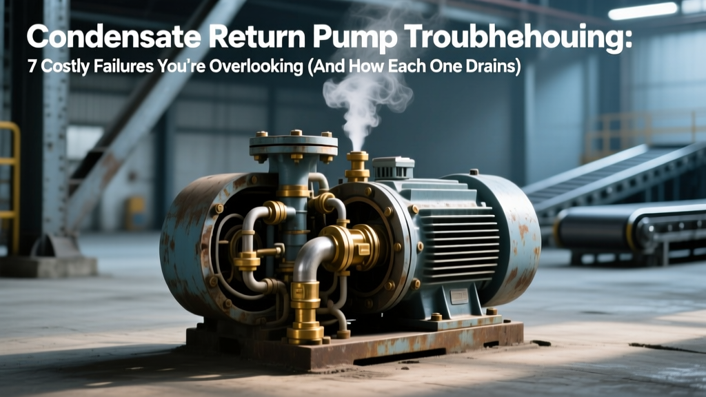 Condensate Return Pump Troubleshooting: 7 Costly Failures You’re Overlooking (And How Each One Drains $2,800–$14,500/Year in Energy & Downtime — Backed by ASME PTC 19.5 Field Data)