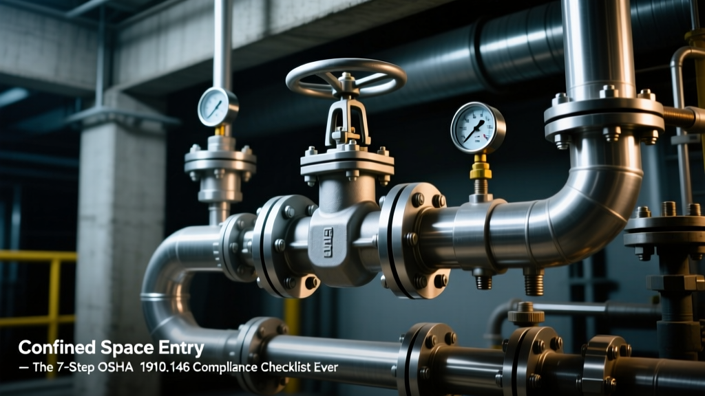 Confined Space Entry for Check Valve Maintenance: The 7-Step OSHA 1910.146 Compliance Checklist Every Maintenance Supervisor Misses (Before the First Bolt Is Loosened)