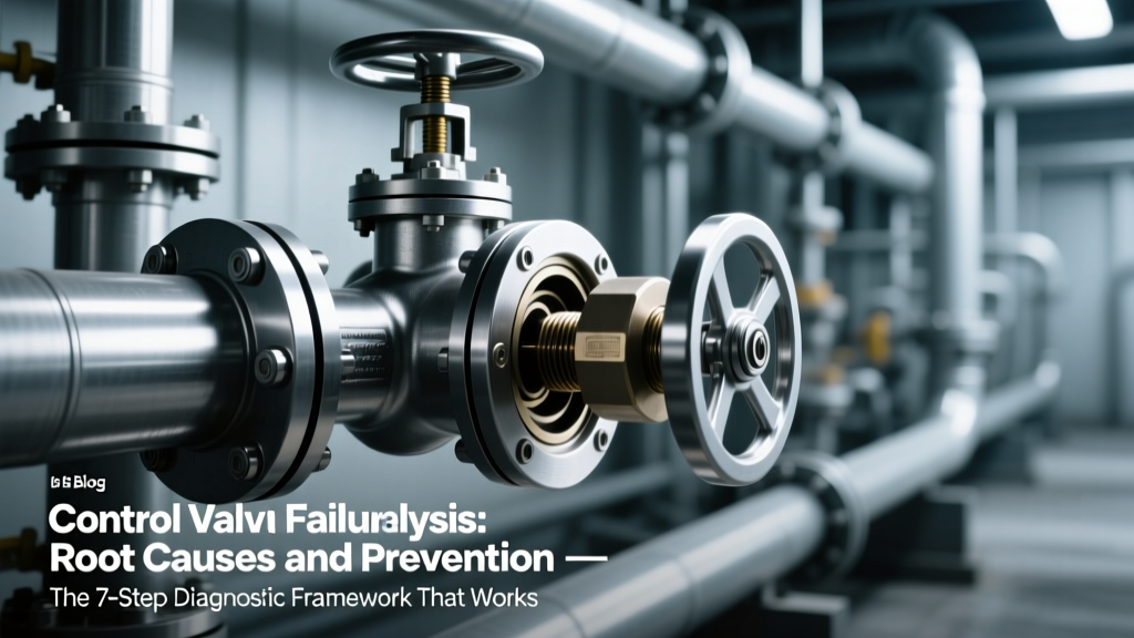 Control Valve Failure Analysis: Root Causes and Prevention — The 7-Step Diagnostic Framework That Cuts Unplanned Downtime by 63% (and Saves $218K/Year in Hidden Costs)