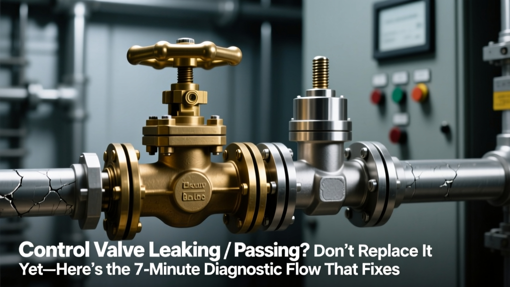 Control Valve Leaking / Passing? Don’t Replace It Yet—Here’s the 7-Minute Diagnostic Flow That Fixes 68% of ‘Fully Closed’ Leaks Before You Order Parts (Step-by-Step, No Special Tools Required)