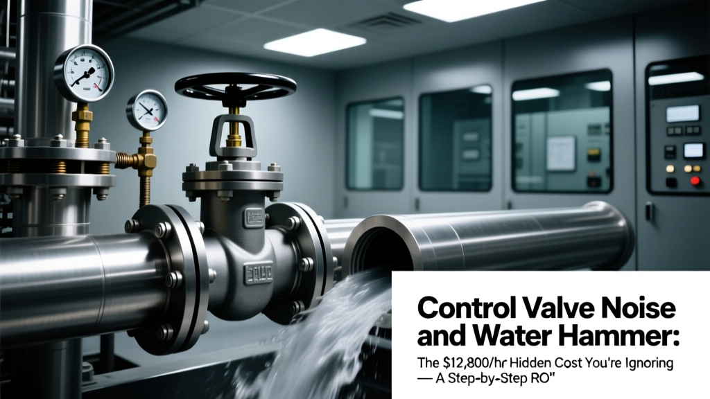 Control Valve Noise and Water Hammer: The $12,800/hr Hidden Cost You’re Ignoring — A Step-by-Step ROI-Driven Diagnostic & Fix Guide for Engineers Who Can’t Afford Downtime or Replacement Surprises