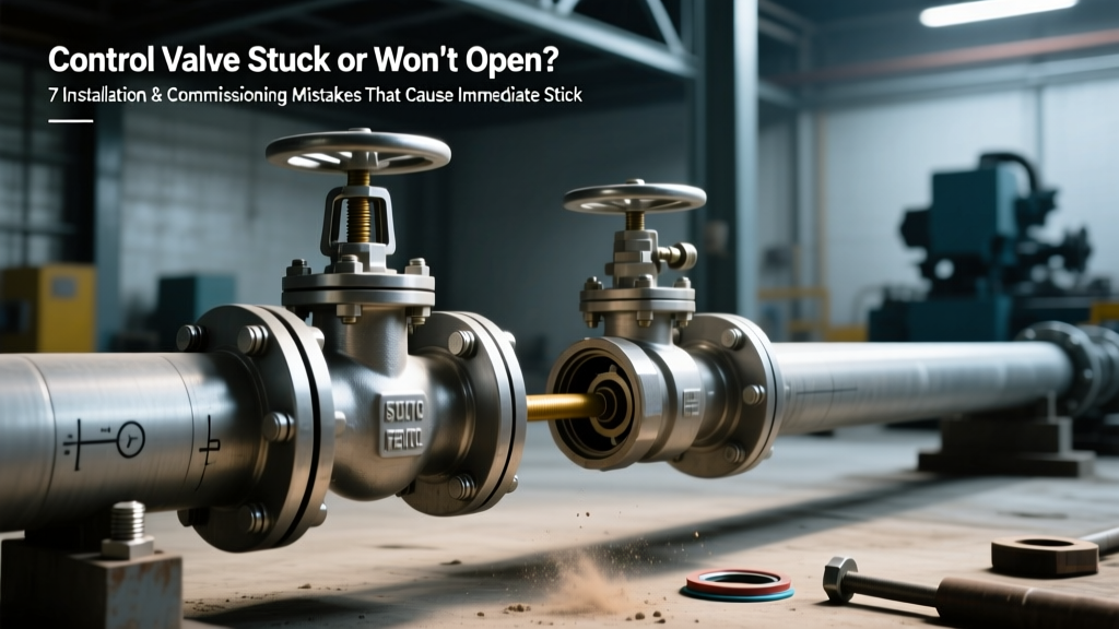 Control Valve Stuck or Won't Open? 7 Installation & Commissioning Mistakes That Cause Immediate Sticking (and How to Fix Them Before Startup)