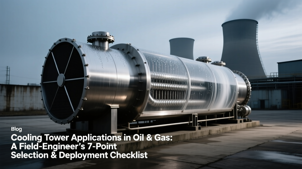 Cooling Tower Applications in Oil & Gas: A Field-Engineer’s 7-Point Selection & Deployment Checklist for Upstream, Midstream, and Downstream Operations (Avoiding Corrosion, Downtime, and API Noncompliance)