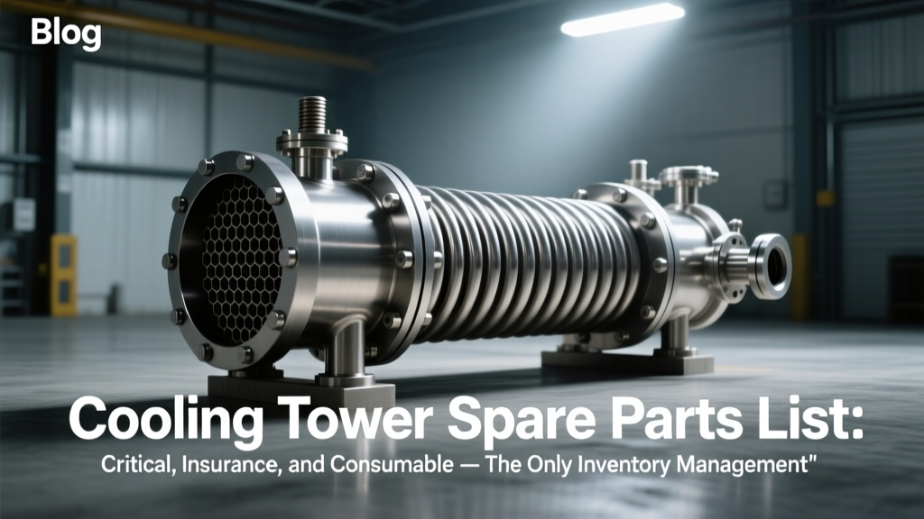 Cooling Tower Spare Parts List: Critical, Insurance, and Consumable — The Only Inventory Management Guide That Prevents 72-Hour Downtime (With Real OEM Quantities, Shelf-Life Alerts & Obsolescence Triggers)