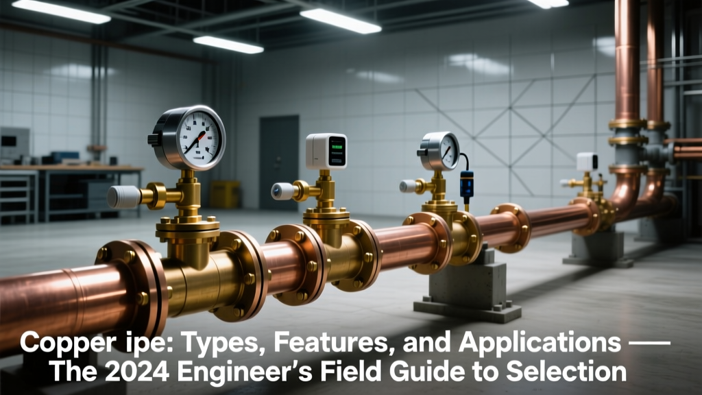 Copper Pipe: Types, Features, and Applications — The 2024 Engineer’s Field Guide to Selection, Stress Analysis, and Code-Compliant Installation (ASME B31.3 Verified)