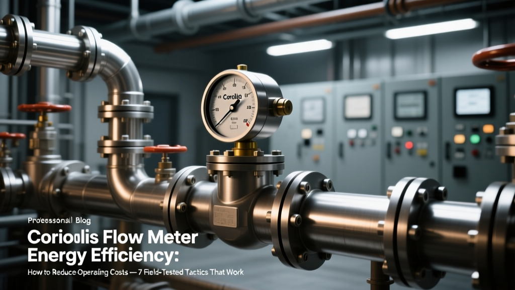 Coriolis Flow Meter Energy Efficiency: How to Reduce Operating Costs — 7 Field-Tested Tactics That Cut Power Use by 22–41% (Without Sacrificing Accuracy Class or API RP 1171 Compliance)