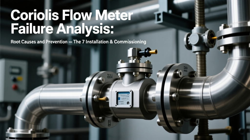 Coriolis Flow Meter Failure Analysis: Root Causes and Prevention — The 7 Installation & Commissioning Errors That Cause 83% of Early-Life Failures (And How to Diagnose Them in Under 20 Minutes)