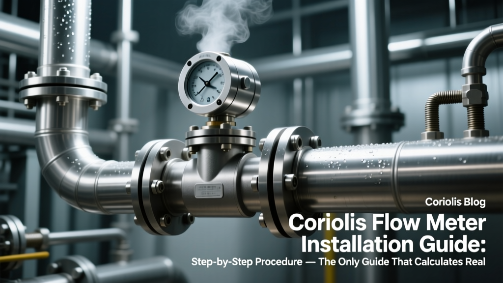 Coriolis Flow Meter Installation Guide: Step-by-Step Procedure — The Only Guide That Calculates Real-World Stress Forces, Verifies Zero Stability to ±0.0002 kg/s, and Prevents Costly Re-Work with ISO 10790-2 Compliant Alignment Checks (Not Just 'Follow the Manual')