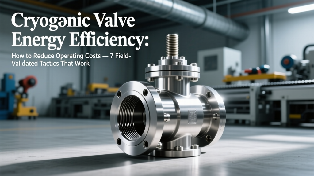 Cryogenic Valve Energy Efficiency: How to Reduce Operating Costs — 7 Field-Validated Tactics That Cut Compressor Load by 18–32% (VFD Tuning, Cv Matching, & API 602 Leak Mitigation Included)