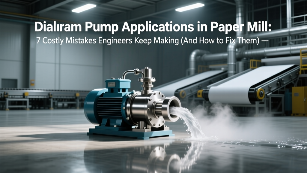 Diaphragm Pump Applications in Paper Mill: 7 Costly Mistakes Engineers Keep Making (And How to Fix Them Before Your Next Shutdown)