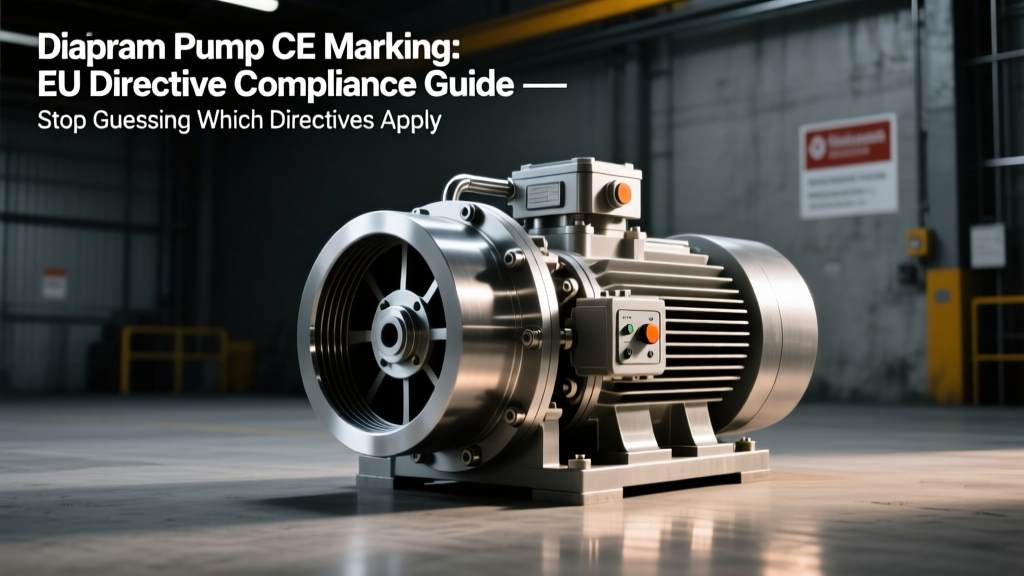 Diaphragm Pump CE Marking: EU Directive Compliance Guide — Stop Guessing Which Directives Apply (Machinery, PED, ATEX), Avoid Costly Non-Compliance Delays, and Know Exactly When You Need a Notified Body