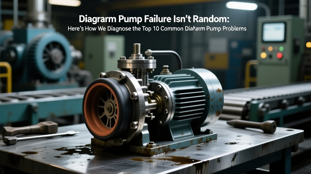 Diaphragm Pump Failure Isn’t Random: Here’s How We Diagnose the Top 10 Common Diaphragm Pump Problems and Solutions Using Real Field Data, NPSH Calculations, and Vibration Spectra — Not Guesswork